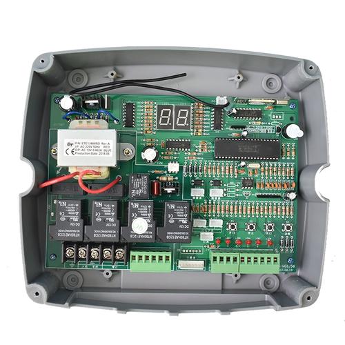 百勝無軌電動門伸縮門控制器臺控雙電機磁軌導航器遙控器